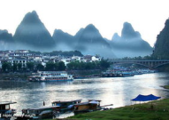 阳朔白天写真,光影交织的山水画卷